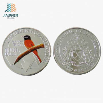 Muestra gratuita de aleación de fundición de aves Logotipo de artesanía metálica de monedas de regalo